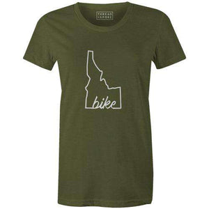 Bike Idaho Women'sThread+Spoke - THREAD+SPOKE | MTB APPAREL | ROAD BIKING T-SHIRTS | BICYCLE T SHIRTS |