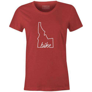 Bike Idaho Women'sThread+Spoke - THREAD+SPOKE | MTB APPAREL | ROAD BIKING T-SHIRTS | BICYCLE T SHIRTS |