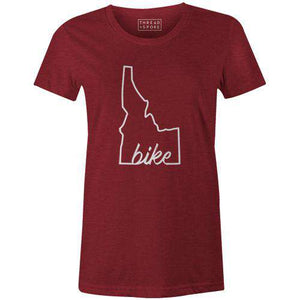 Bike Idaho Women'sThread+Spoke - THREAD+SPOKE | MTB APPAREL | ROAD BIKING T-SHIRTS | BICYCLE T SHIRTS |