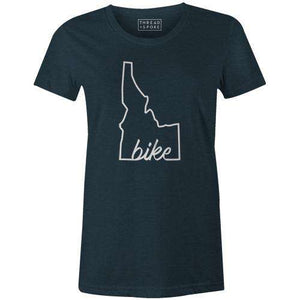 Bike Idaho Women'sThread+Spoke - THREAD+SPOKE | MTB APPAREL | ROAD BIKING T-SHIRTS | BICYCLE T SHIRTS |