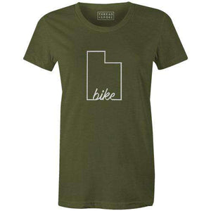 Bike Utah Women'sThread+Spoke - THREAD+SPOKE | MTB APPAREL | ROAD BIKING T-SHIRTS | BICYCLE T SHIRTS |
