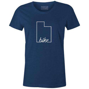 Bike Utah Women'sThread+Spoke - THREAD+SPOKE | MTB APPAREL | ROAD BIKING T-SHIRTS | BICYCLE T SHIRTS |