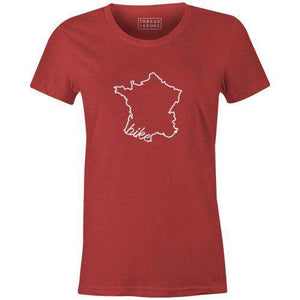 Bike France Women'sThread+Spoke - THREAD+SPOKE | MTB APPAREL | ROAD BIKING T-SHIRTS | BICYCLE T SHIRTS |
