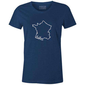 Bike France Women'sThread+Spoke - THREAD+SPOKE | MTB APPAREL | ROAD BIKING T-SHIRTS | BICYCLE T SHIRTS |
