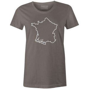 Bike France Women'sThread+Spoke - THREAD+SPOKE | MTB APPAREL | ROAD BIKING T-SHIRTS | BICYCLE T SHIRTS |