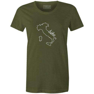 Bike Italy Women'sThread+Spoke - THREAD+SPOKE | MTB APPAREL | ROAD BIKING T-SHIRTS | BICYCLE T SHIRTS |