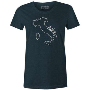 Bike Italy Women'sThread+Spoke - THREAD+SPOKE | MTB APPAREL | ROAD BIKING T-SHIRTS | BICYCLE T SHIRTS |