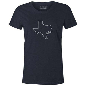 Bike Texas Women'sThread+Spoke - THREAD+SPOKE | MTB APPAREL | ROAD BIKING T-SHIRTS | BICYCLE T SHIRTS |