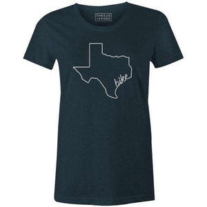Bike Texas Women'sThread+Spoke - THREAD+SPOKE | MTB APPAREL | ROAD BIKING T-SHIRTS | BICYCLE T SHIRTS |