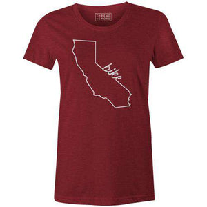 Bike California Women'sThread+Spoke - THREAD+SPOKE | MTB APPAREL | ROAD BIKING T-SHIRTS | BICYCLE T SHIRTS |