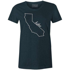 Bike California Women'sThread+Spoke - THREAD+SPOKE | MTB APPAREL | ROAD BIKING T-SHIRTS | BICYCLE T SHIRTS |