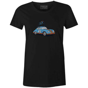 Bike Porsche Women'sThread+Spoke - THREAD+SPOKE | MTB APPAREL | ROAD BIKING T-SHIRTS | BICYCLE T SHIRTS |