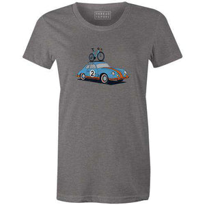 Bike Porsche Women'sThread+Spoke - THREAD+SPOKE | MTB APPAREL | ROAD BIKING T-SHIRTS | BICYCLE T SHIRTS |