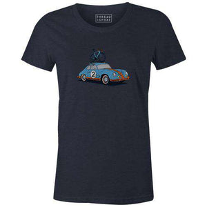 Bike Porsche Women'sThread+Spoke - THREAD+SPOKE | MTB APPAREL | ROAD BIKING T-SHIRTS | BICYCLE T SHIRTS |