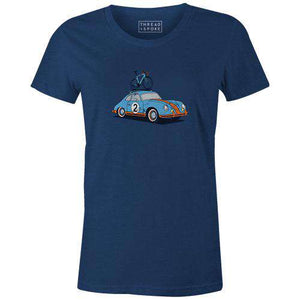 Bike Porsche Women'sThread+Spoke - THREAD+SPOKE | MTB APPAREL | ROAD BIKING T-SHIRTS | BICYCLE T SHIRTS |