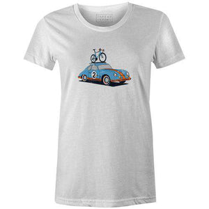 Bike Porsche Women'sThread+Spoke - THREAD+SPOKE | MTB APPAREL | ROAD BIKING T-SHIRTS | BICYCLE T SHIRTS |