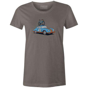 Bike Porsche Women'sThread+Spoke - THREAD+SPOKE | MTB APPAREL | ROAD BIKING T-SHIRTS | BICYCLE T SHIRTS |