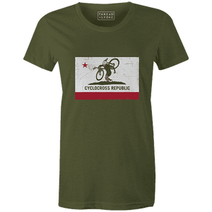 CX Republic Women'sThread+Spoke - THREAD+SPOKE | MTB APPAREL | ROAD BIKING T-SHIRTS | BICYCLE T SHIRTS |