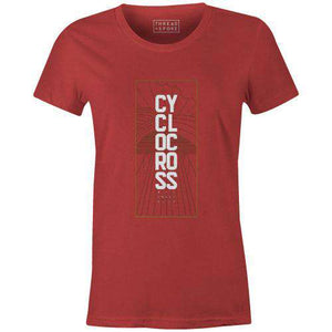 CX Stamp Women'sThread+Spoke - THREAD+SPOKE | MTB APPAREL | ROAD BIKING T-SHIRTS | BICYCLE T SHIRTS |