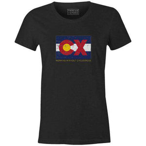 CX Colorado Women'sThread+Spoke - THREAD+SPOKE | MTB APPAREL | ROAD BIKING T-SHIRTS | BICYCLE T SHIRTS |