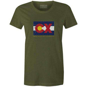 CX Colorado Women'sThread+Spoke - THREAD+SPOKE | MTB APPAREL | ROAD BIKING T-SHIRTS | BICYCLE T SHIRTS |