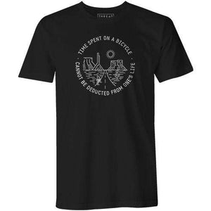 Time Spent On a BikeThread+Spoke - THREAD+SPOKE | MTB APPAREL | ROAD BIKING T-SHIRTS | BICYCLE T SHIRTS |