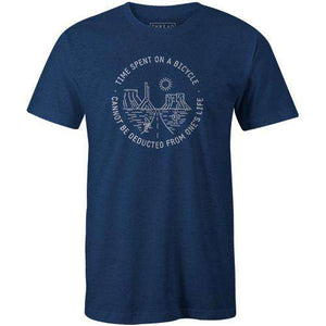 Time Spent On a BikeThread+Spoke - THREAD+SPOKE | MTB APPAREL | ROAD BIKING T-SHIRTS | BICYCLE T SHIRTS |