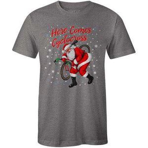 Here Comes CyclocrossThread+Spoke - THREAD+SPOKE | MTB APPAREL | ROAD BIKING T-SHIRTS | BICYCLE T SHIRTS |