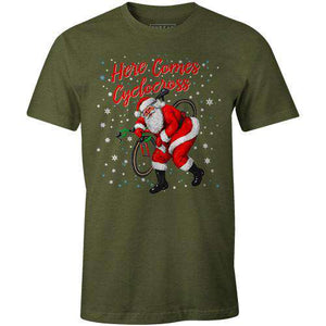 Here Comes CyclocrossThread+Spoke - THREAD+SPOKE | MTB APPAREL | ROAD BIKING T-SHIRTS | BICYCLE T SHIRTS |