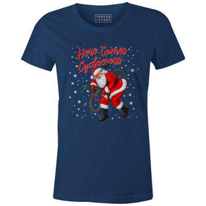 Here Comes Cyclocross Women'sThread+Spoke - THREAD+SPOKE | MTB APPAREL | ROAD BIKING T-SHIRTS | BICYCLE T SHIRTS |