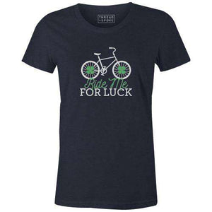 Ride Me For Luck Women'sThread+Spoke - THREAD+SPOKE | MTB APPAREL | ROAD BIKING T-SHIRTS | BICYCLE T SHIRTS |
