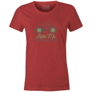 Ride Me For Luck Women'sThread+Spoke - THREAD+SPOKE | MTB APPAREL | ROAD BIKING T-SHIRTS | BICYCLE T SHIRTS |