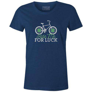 Ride Me For Luck Women'sThread+Spoke - THREAD+SPOKE | MTB APPAREL | ROAD BIKING T-SHIRTS | BICYCLE T SHIRTS |