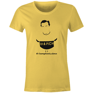 Il Campionissimo Women'sBICI - THREAD+SPOKE | MTB APPAREL | ROAD BIKING T-SHIRTS | BICYCLE T SHIRTS |
