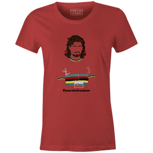 Limited Edition Tourminator Women'sBICI - THREAD+SPOKE | MTB APPAREL | ROAD BIKING T-SHIRTS | BICYCLE T SHIRTS |