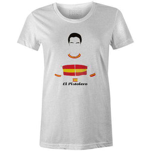 El Pistolero Women'sBICI - THREAD+SPOKE | MTB APPAREL | ROAD BIKING T-SHIRTS | BICYCLE T SHIRTS |