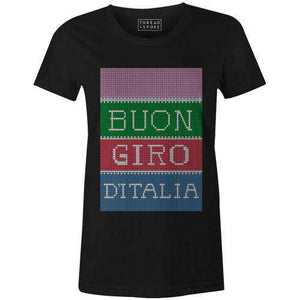 Buon Giro D'Italia Women'sJordon Mazziotti - THREAD+SPOKE | MTB APPAREL | ROAD BIKING T-SHIRTS | BICYCLE T SHIRTS |