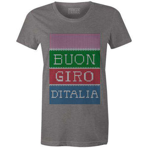 Buon Giro D'Italia Women'sJordon Mazziotti - THREAD+SPOKE | MTB APPAREL | ROAD BIKING T-SHIRTS | BICYCLE T SHIRTS |
