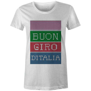 Buon Giro D'Italia Women'sJordon Mazziotti - THREAD+SPOKE | MTB APPAREL | ROAD BIKING T-SHIRTS | BICYCLE T SHIRTS |