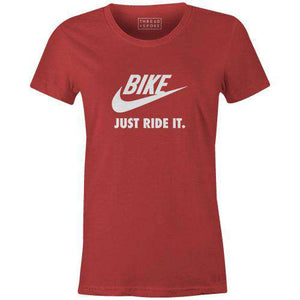 Just Ride It Women'sKimball Henneman - THREAD+SPOKE | MTB APPAREL | ROAD BIKING T-SHIRTS | BICYCLE T SHIRTS |