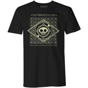 Easy Rider Badge TeeLadislas Chachignot - THREAD+SPOKE | MTB APPAREL | ROAD BIKING T-SHIRTS | BICYCLE T SHIRTS |