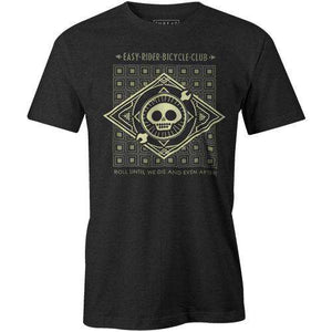 Easy Rider Badge TeeLadislas Chachignot - THREAD+SPOKE | MTB APPAREL | ROAD BIKING T-SHIRTS | BICYCLE T SHIRTS |
