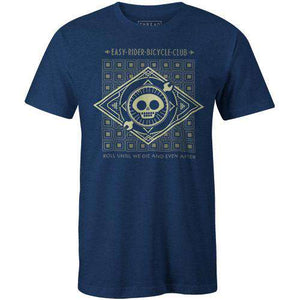 Easy Rider Badge TeeLadislas Chachignot - THREAD+SPOKE | MTB APPAREL | ROAD BIKING T-SHIRTS | BICYCLE T SHIRTS |