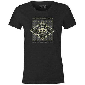 Easy Rider Badge Tee WomensLadislas Chachignot - THREAD+SPOKE | MTB APPAREL | ROAD BIKING T-SHIRTS | BICYCLE T SHIRTS |
