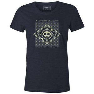 Easy Rider Badge Tee WomensLadislas Chachignot - THREAD+SPOKE | MTB APPAREL | ROAD BIKING T-SHIRTS | BICYCLE T SHIRTS |