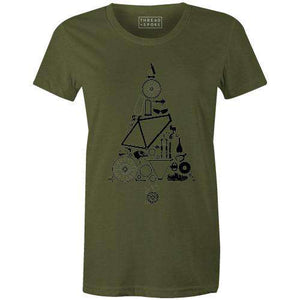 Bike Tree Women'sMKB - THREAD+SPOKE | MTB APPAREL | ROAD BIKING T-SHIRTS | BICYCLE T SHIRTS |