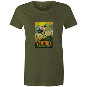 Ventoux Training Camp Women'sPoster Bob - THREAD+SPOKE | MTB APPAREL | ROAD BIKING T-SHIRTS | BICYCLE T SHIRTS |