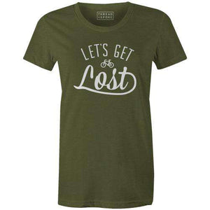 Let's Get Lost Women'sPaige Sosebee - THREAD+SPOKE | MTB APPAREL | ROAD BIKING T-SHIRTS | BICYCLE T SHIRTS |