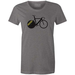 Faster Women'sRichard Pasqua - THREAD+SPOKE | MTB APPAREL | ROAD BIKING T-SHIRTS | BICYCLE T SHIRTS |