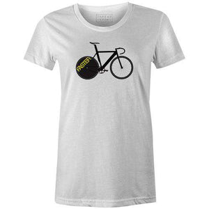 Faster Women'sRichard Pasqua - THREAD+SPOKE | MTB APPAREL | ROAD BIKING T-SHIRTS | BICYCLE T SHIRTS |